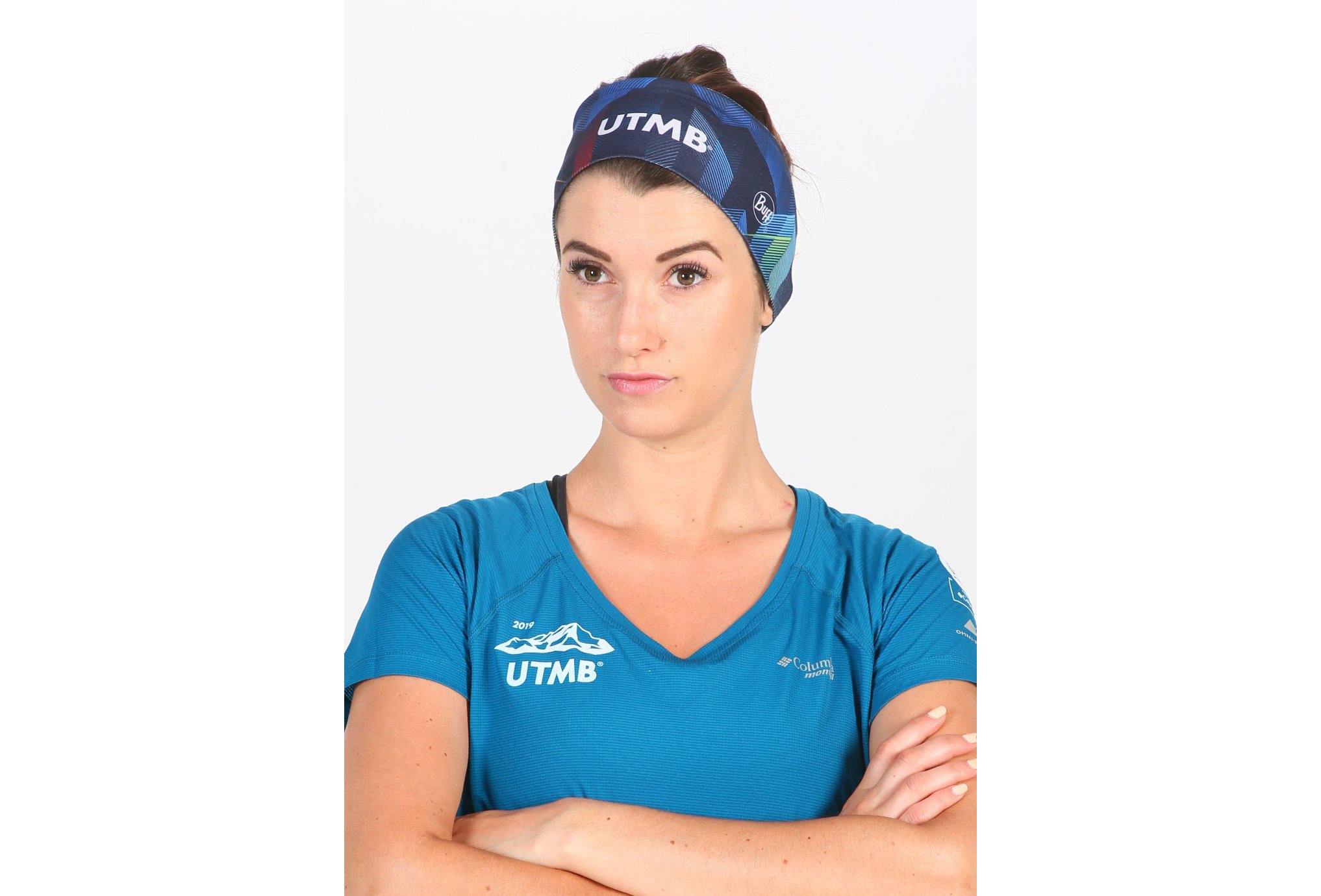 Buff Coolnet UV+ Headband UTMB 2019