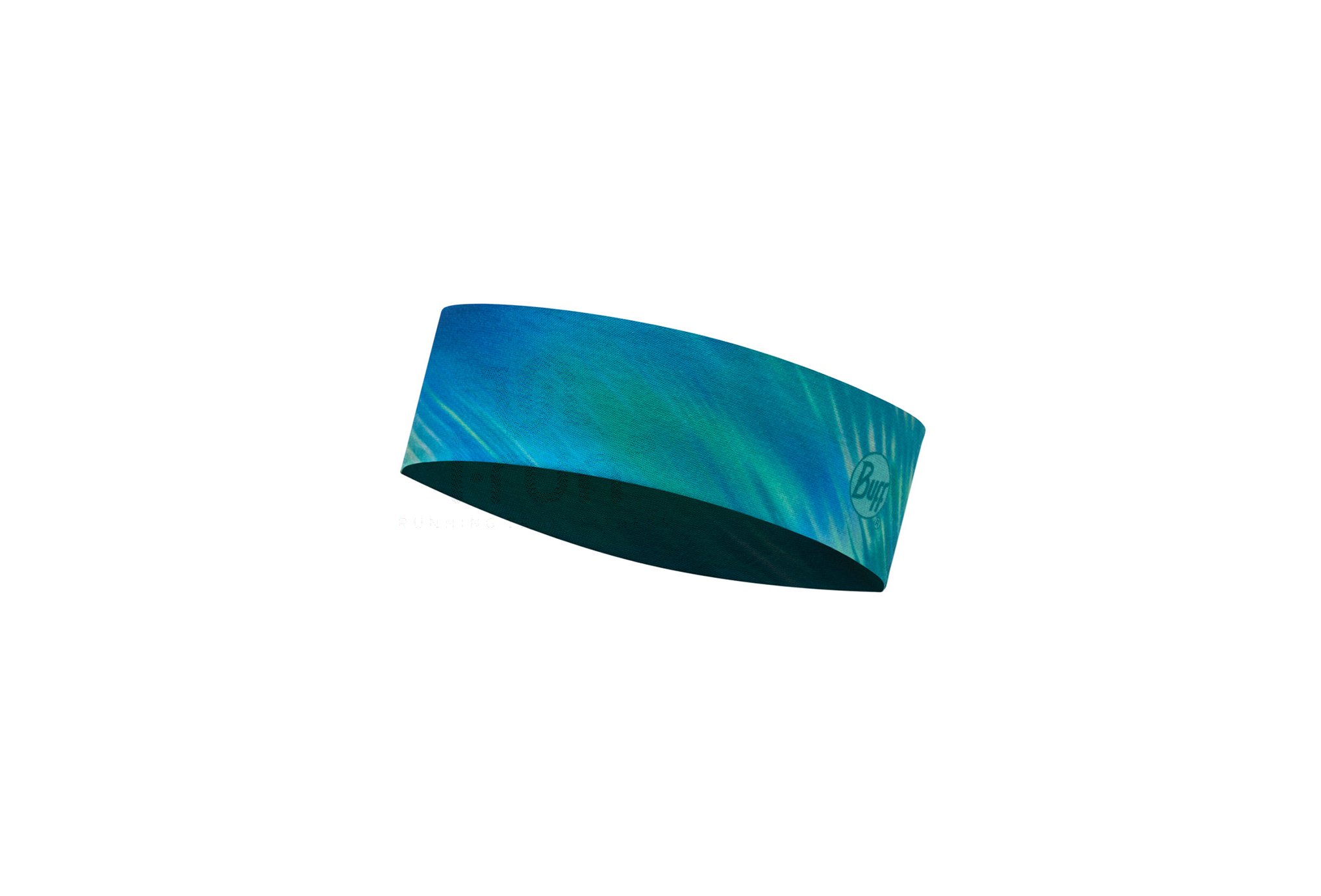 Buff cinta para el pelo Coolnet UV+ Slim Headband Ray Shining Turquoise