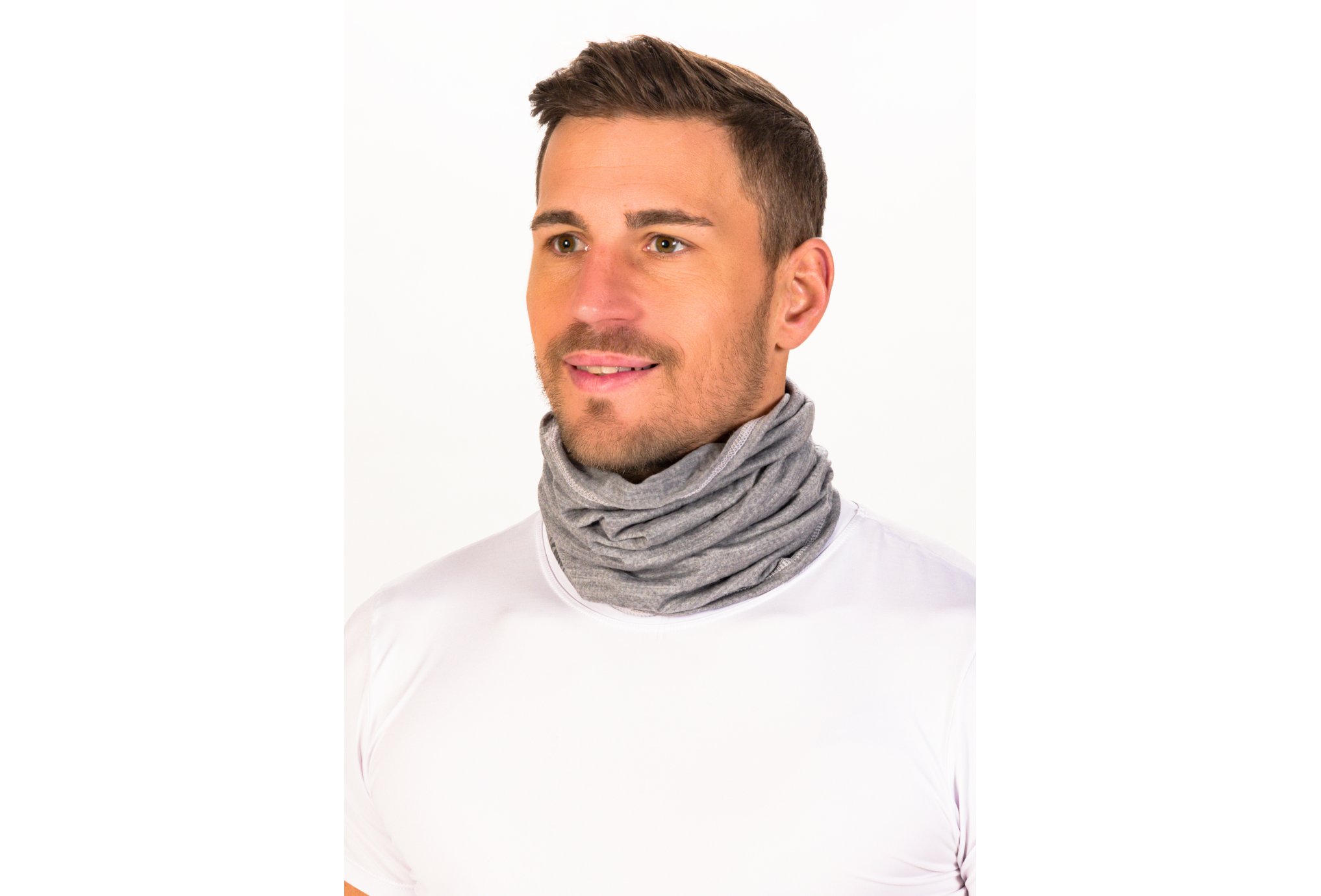 Buff Lightweight Merino Wool Solid Light Grey