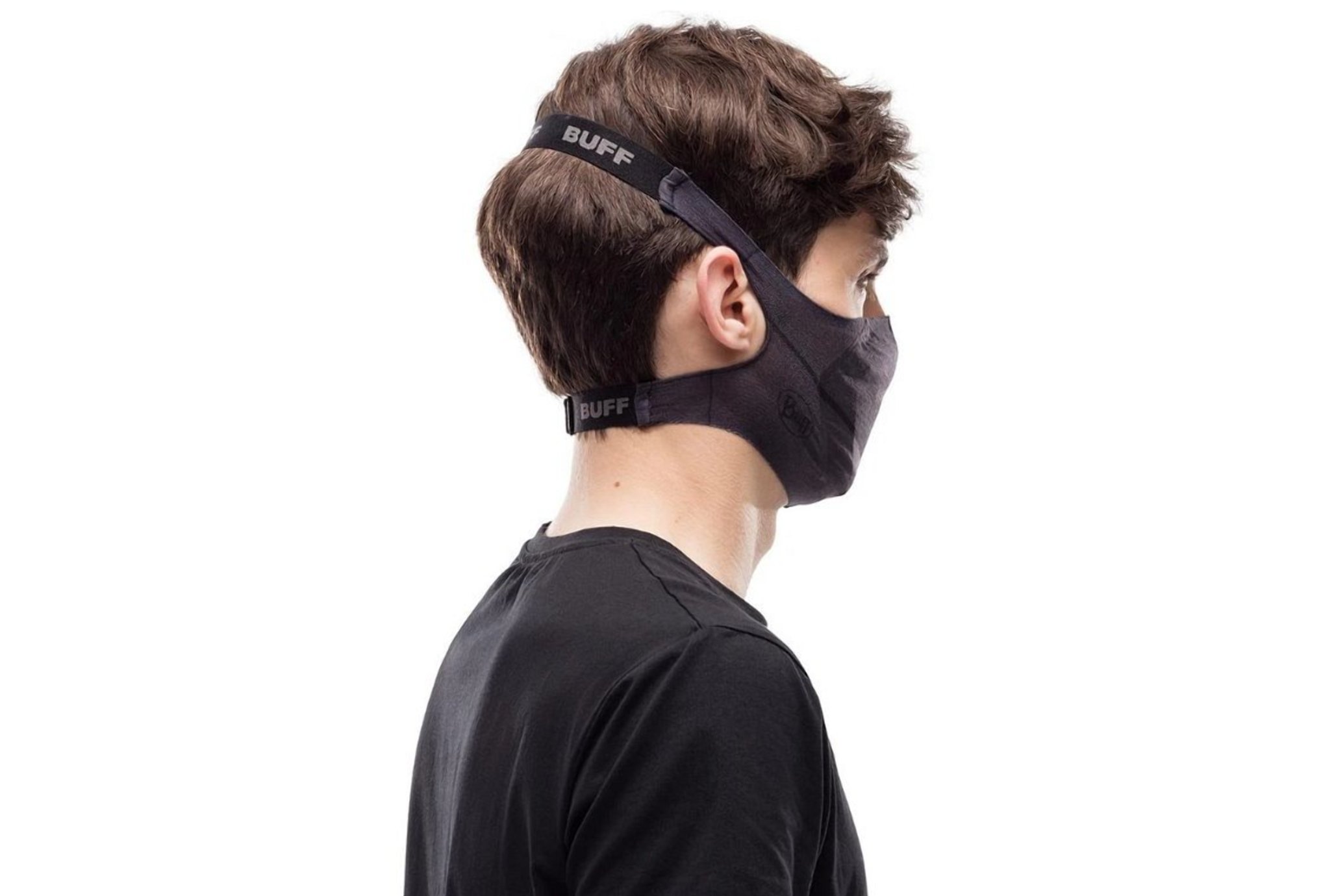 Buff Masque Filtrant Solid Black