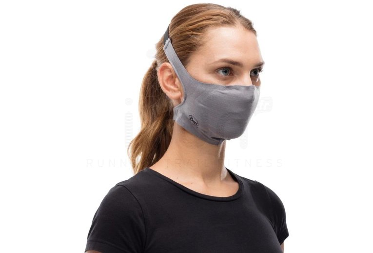 Buff Masque Filtrant Solid Grey Sedona 