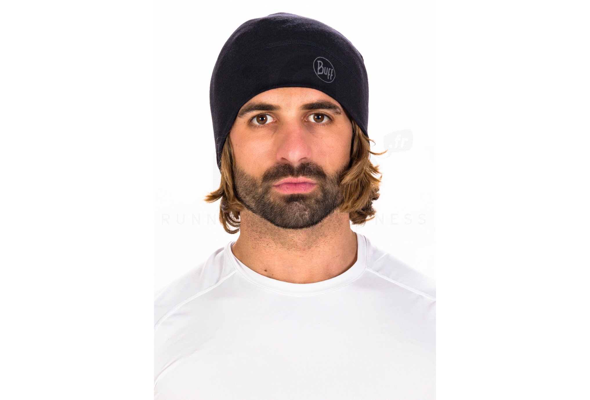 Buff Merino Wool Solid Black