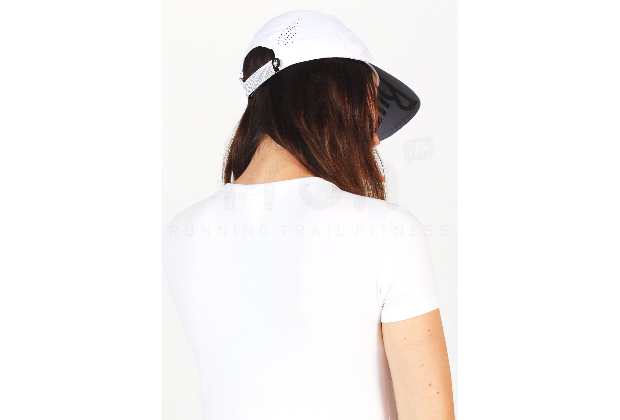 Buff Pro Run Cap R-Solid White