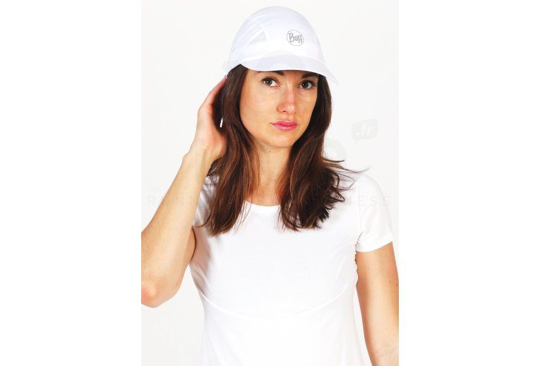 Buff Pro Run Cap R-Solid White 