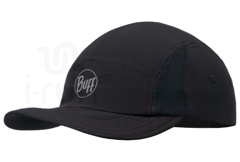 Buff Run Cap R-Solid Black