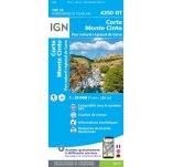 Carte IGN Corte Monte Cinto 4250OT