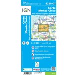 Carte IGN Corte Monte Cinto 4250OT