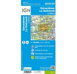 Carte IGN Gérardmer Le Hohneck 3618OT