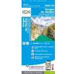 Carte IGN Gorges du Verdon 3442OT