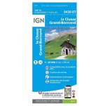 Carte IGN La Clusaz Le Grand-Bornand 3430ET