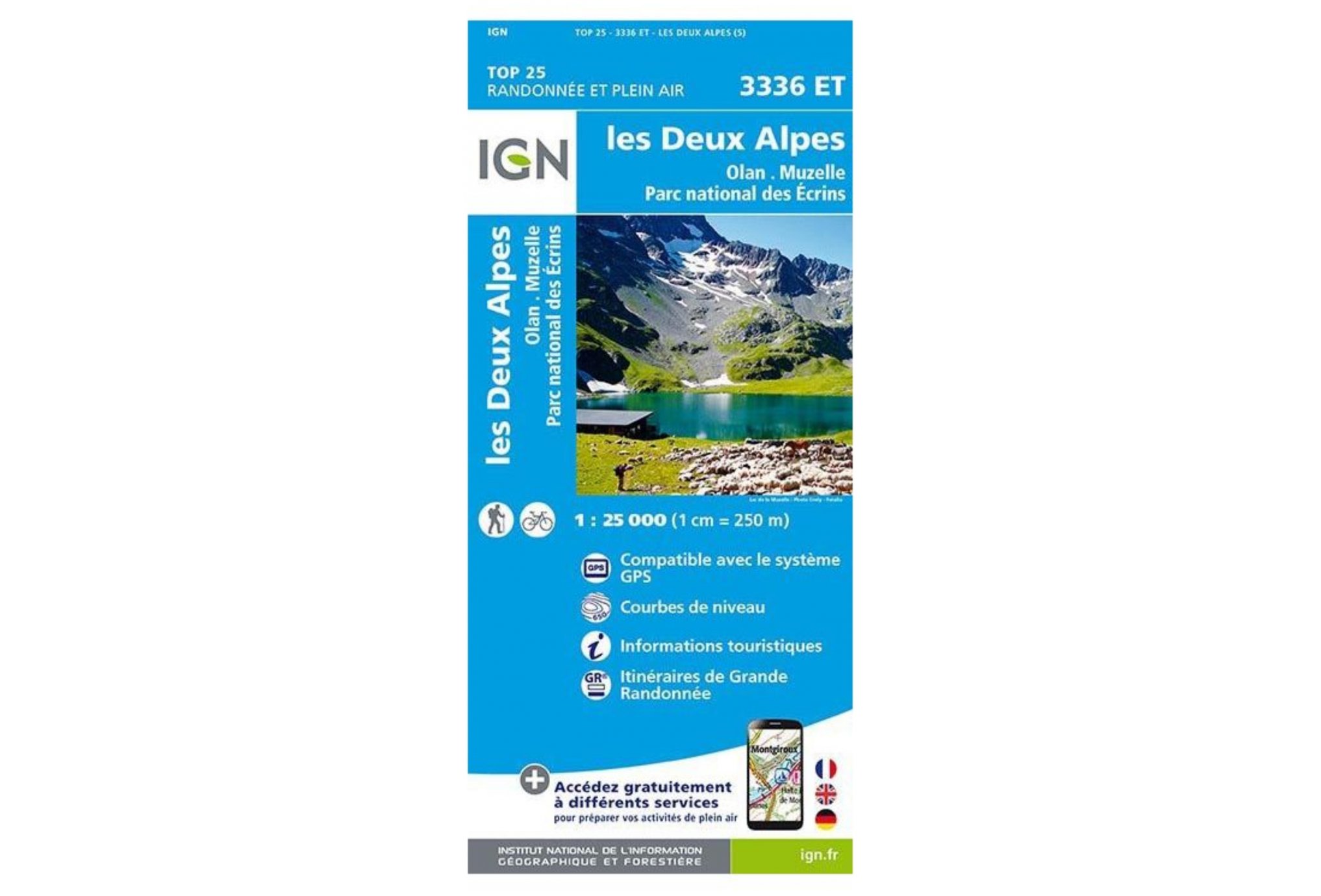 Carte IGN Les Deux Alpes 3336ET Cartes