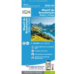 Carte IGN Massif du Beaufortain 3532OT