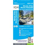 Carte IGN Monte d'Oro Monte Rotondo 4251OT