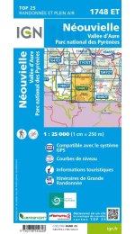 Carte IGN N�ouvielle-Vall�e D'aure 1748ET