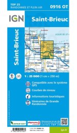 Carte IGN Saint-Brieuc 0916OT