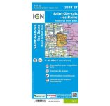 Carte IGN Saint-Gervais-les-Bains 3531ET