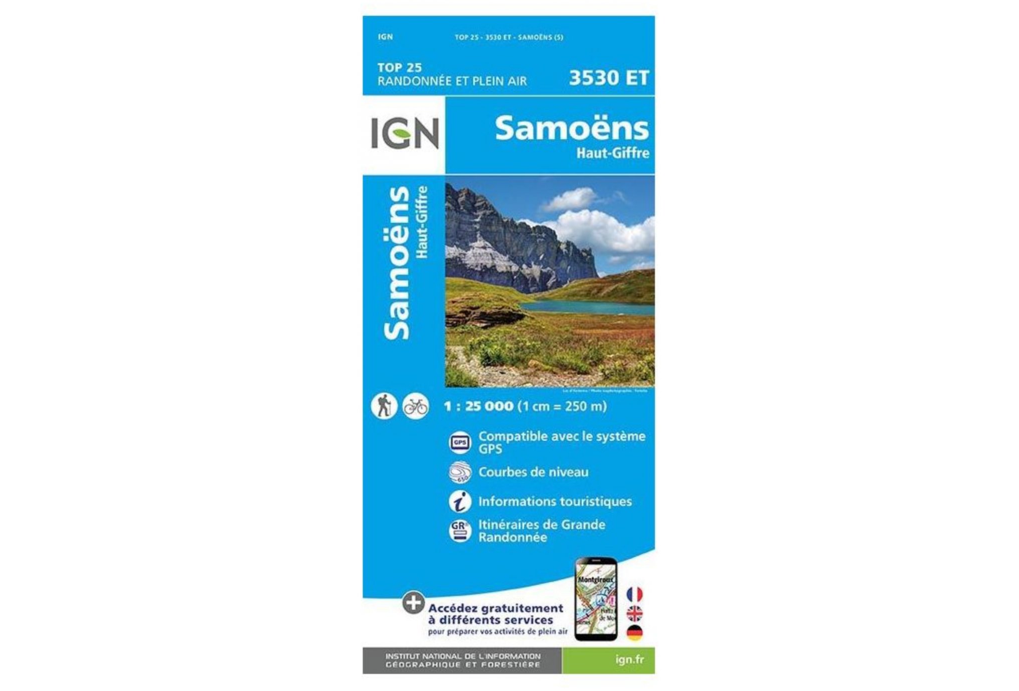 Carte IGN Samoëns 3530ET Cartes