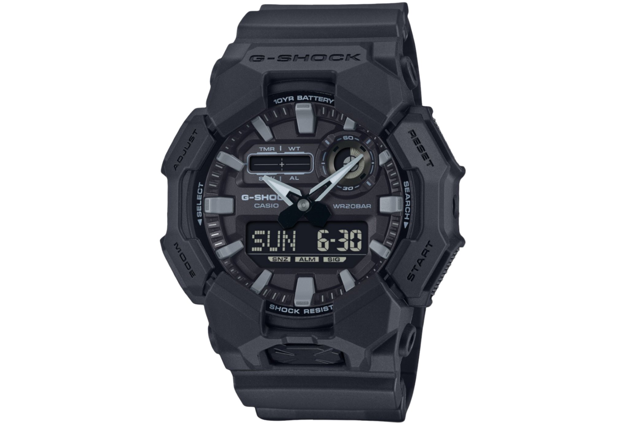 Montre de sport Casio G-SHOCK GA-010 - Noir - unisex (Homme/Femme)