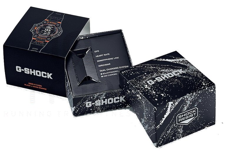 Casio G-SQUAD HR GBD-H1000-1A4ER et sac �tanche G-Shock offert 