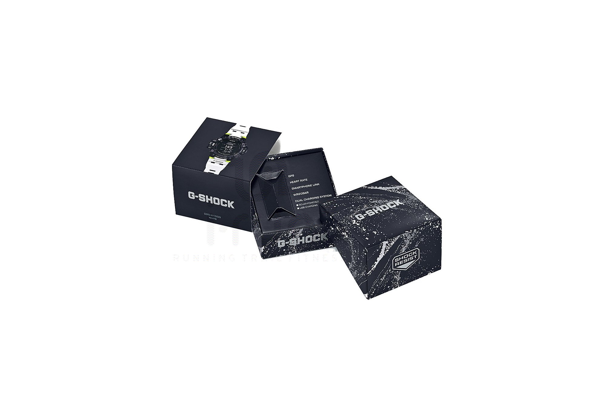 Casio G-SQUAD HR GBD-H1000-1A7ER et sac �tanche G-Shock offert