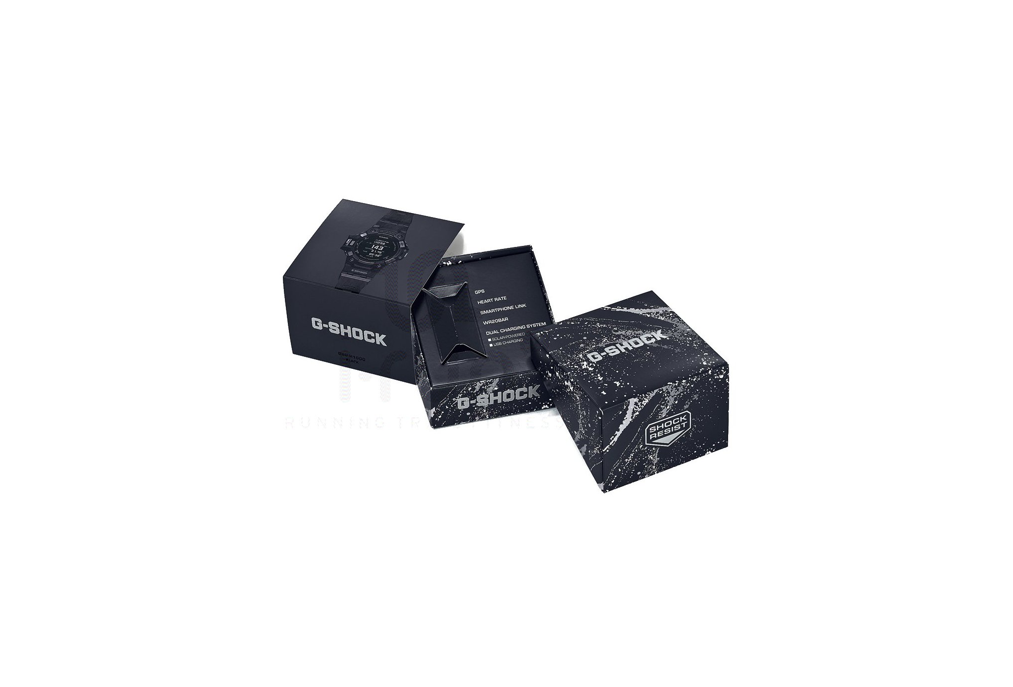 Casio G-SQUAD HR GBD-H1000-1ER et sac �tanche G-Shock offert 