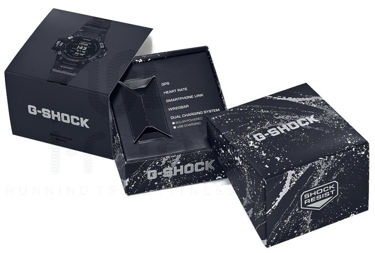 Casio G-SQUAD HR GBD-H1000-1ER et sac �tanche G-Shock offert