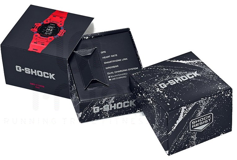 Casio G-SQUAD HR GBD-H1000-4ER et sac �tanche G-Shock offert 