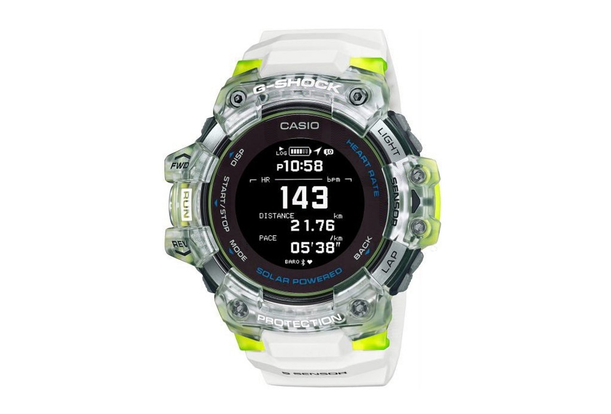Casio G-SQUAD HR GBD-H1000-7A9ER 