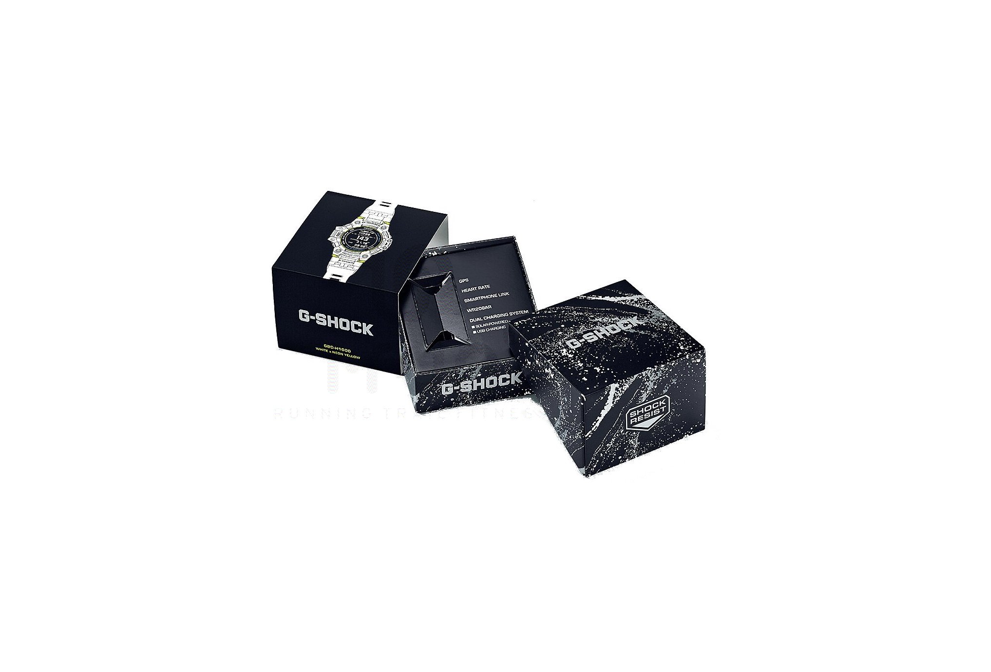 Casio G-SQUAD HR GBD-H1000-7A9ER et sac �tanche G-Shock offert 