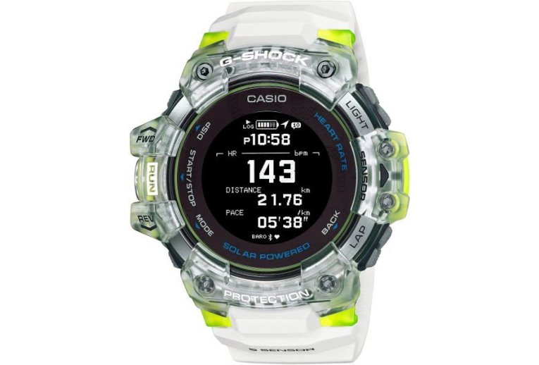 Casio G-SQUAD HR GBD-H1000-7A9ER et sac �tanche G-Shock offert