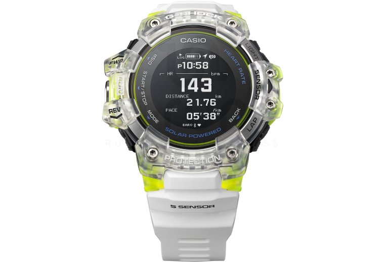 Casio G-SQUAD HR GBD-H1000-7A9ER et sac �tanche G-Shock offert