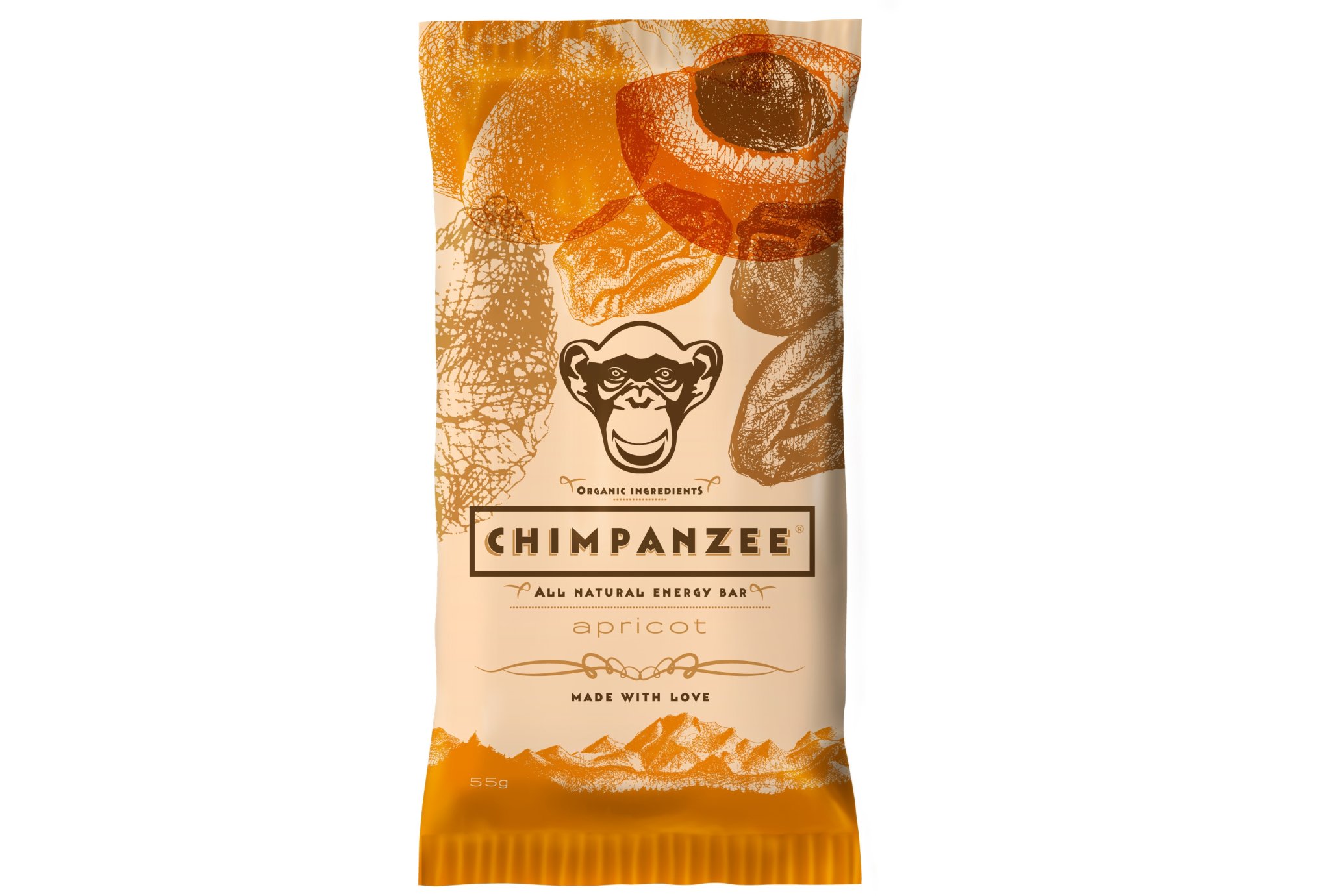 Chimpanzee Barra energ�tica - Albaricoque