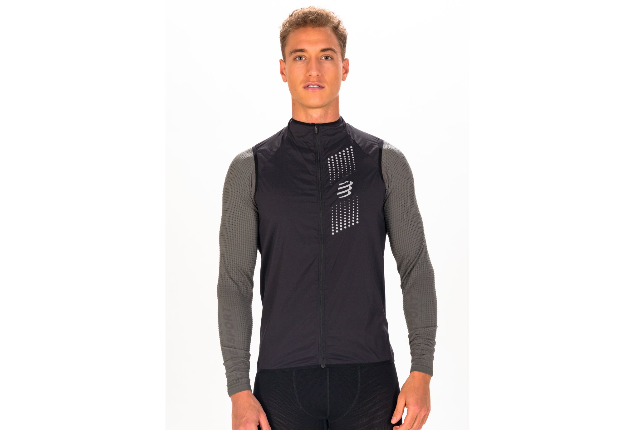 Compressport Hurricane Windproof M vêtement running homme déstockage