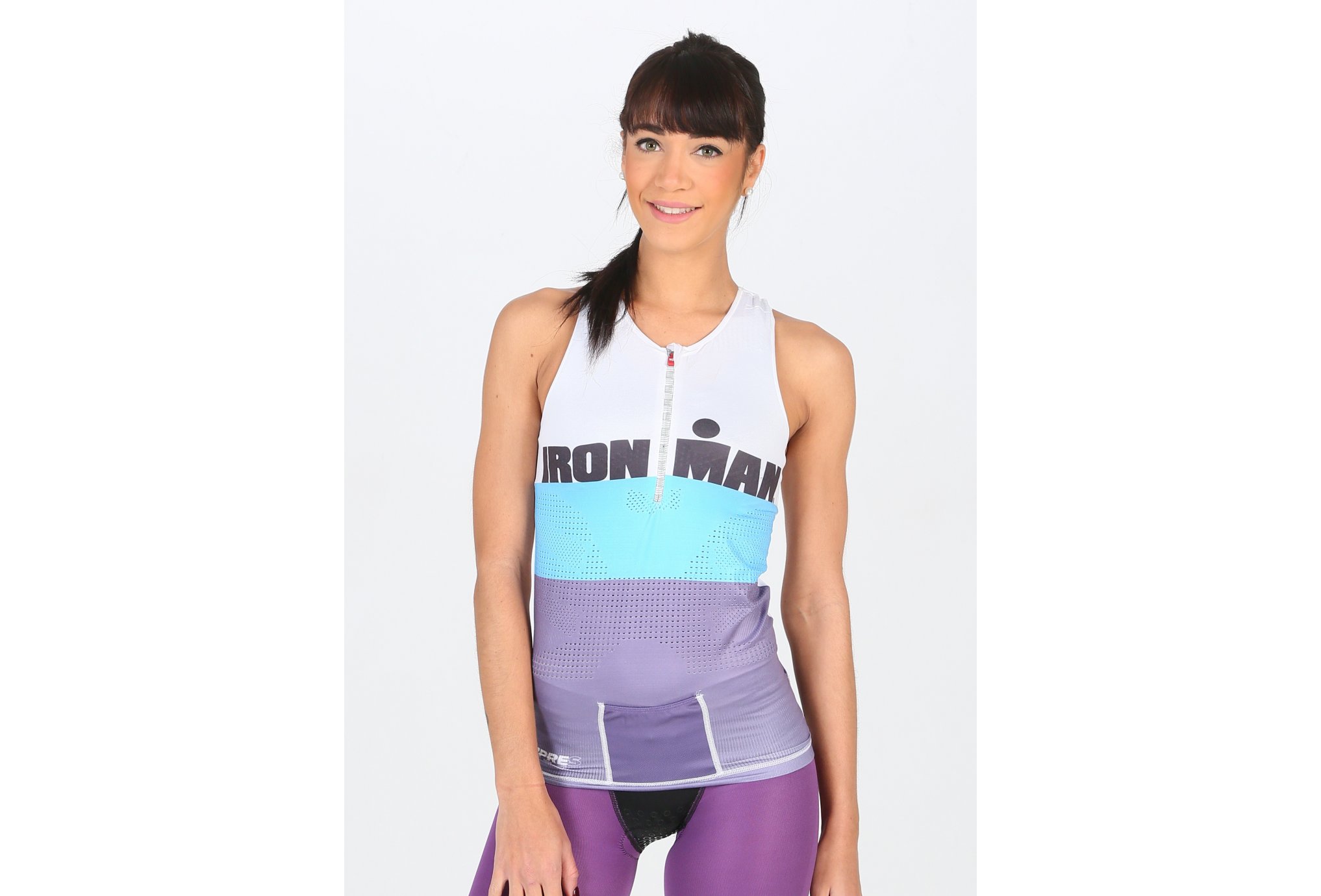 Compressport Ironman TR3 Top W vêtement running femme déstockage
