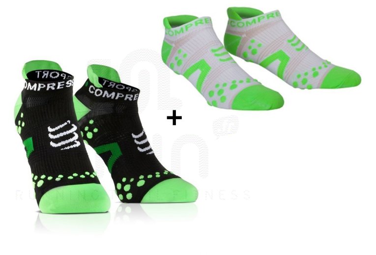 Compressport Pack Chaussettes Pro Racing V2 Run Low 