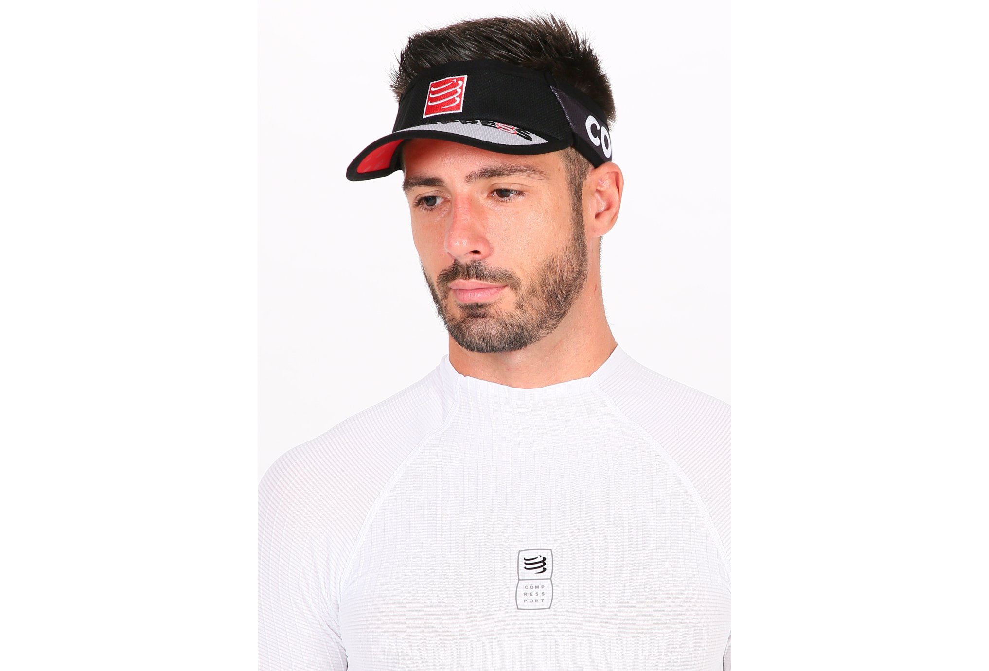 Compressport Pack cintur�n Free Belt Pro + visera UltraLight