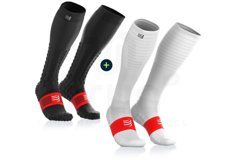 Compressport Pack Full Socks Detox Recovery + Full Socks Oxygen 