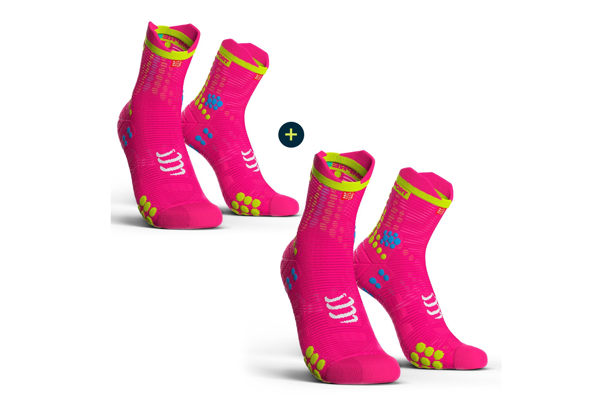 Compressport Pack de calcetines Pro Racing V 3.0 Run High