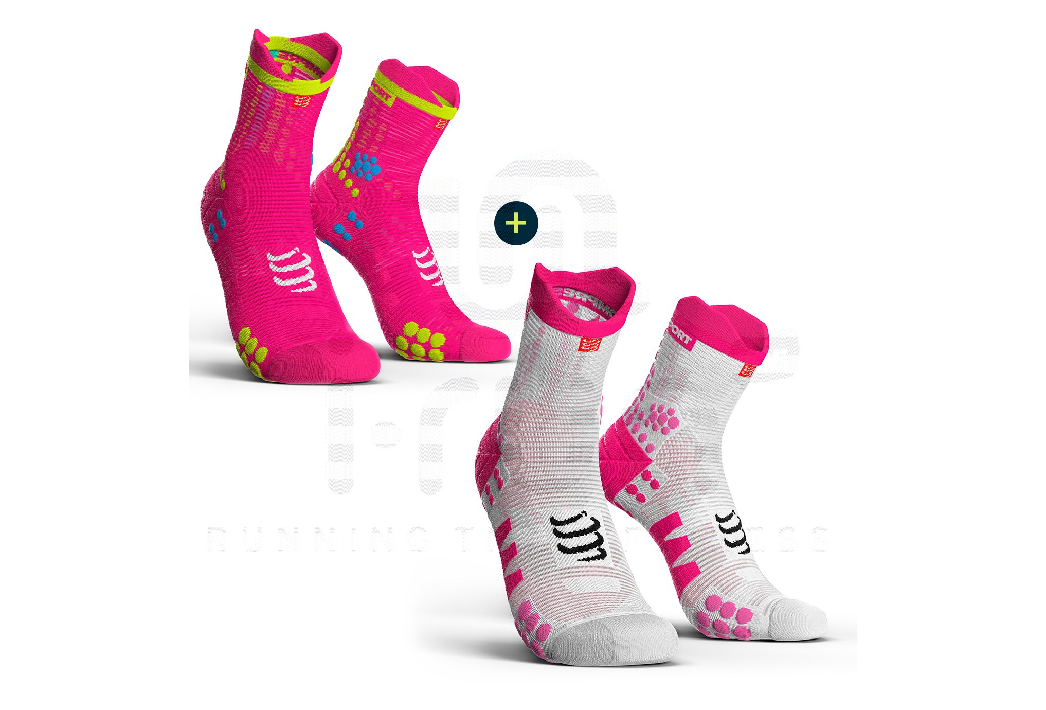 Compressport Pack de calcetines Pro Racing V 3.0 Run High