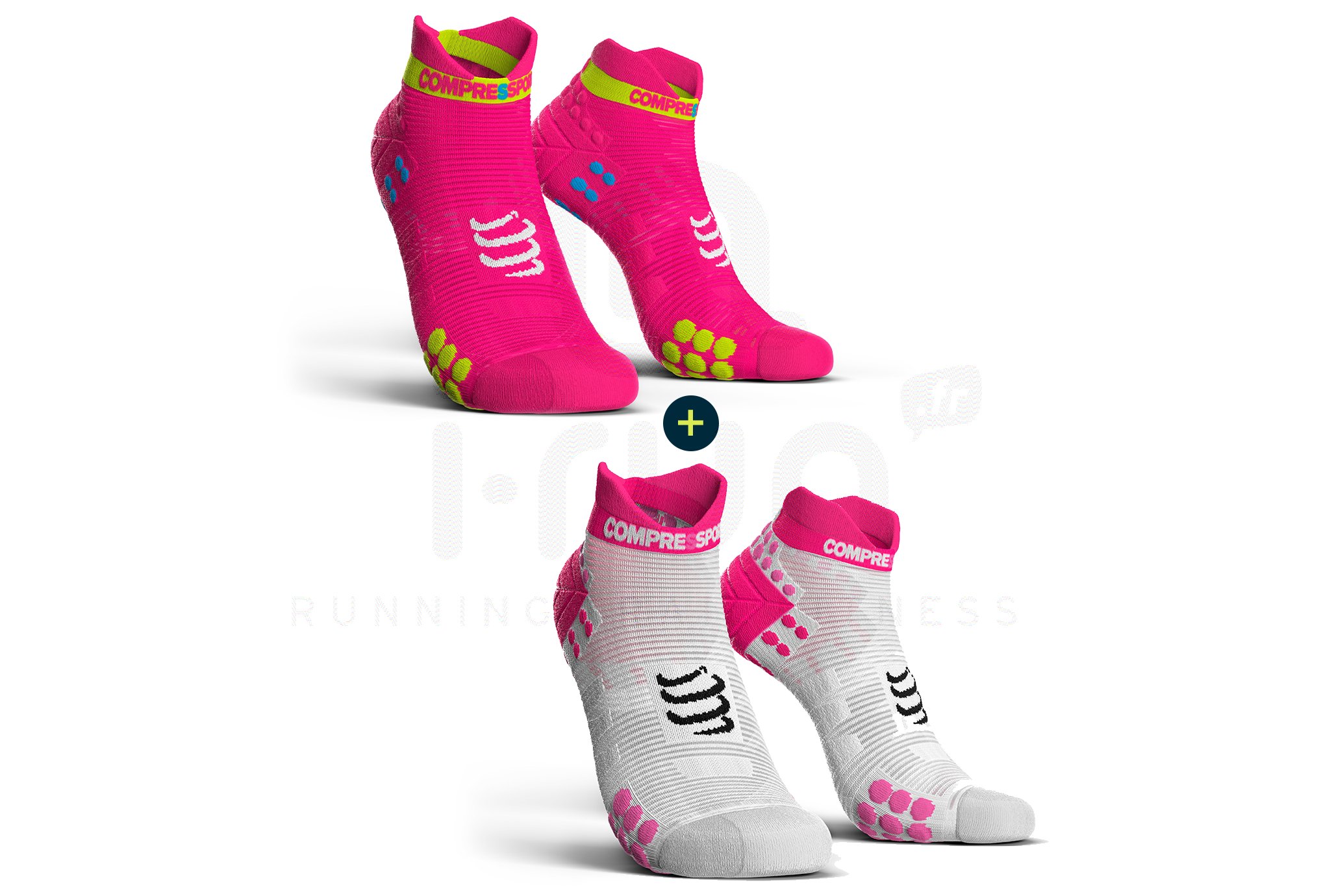 Compressport pack de calcetines Pro Racing V 3.0 Ultra Light Run Low