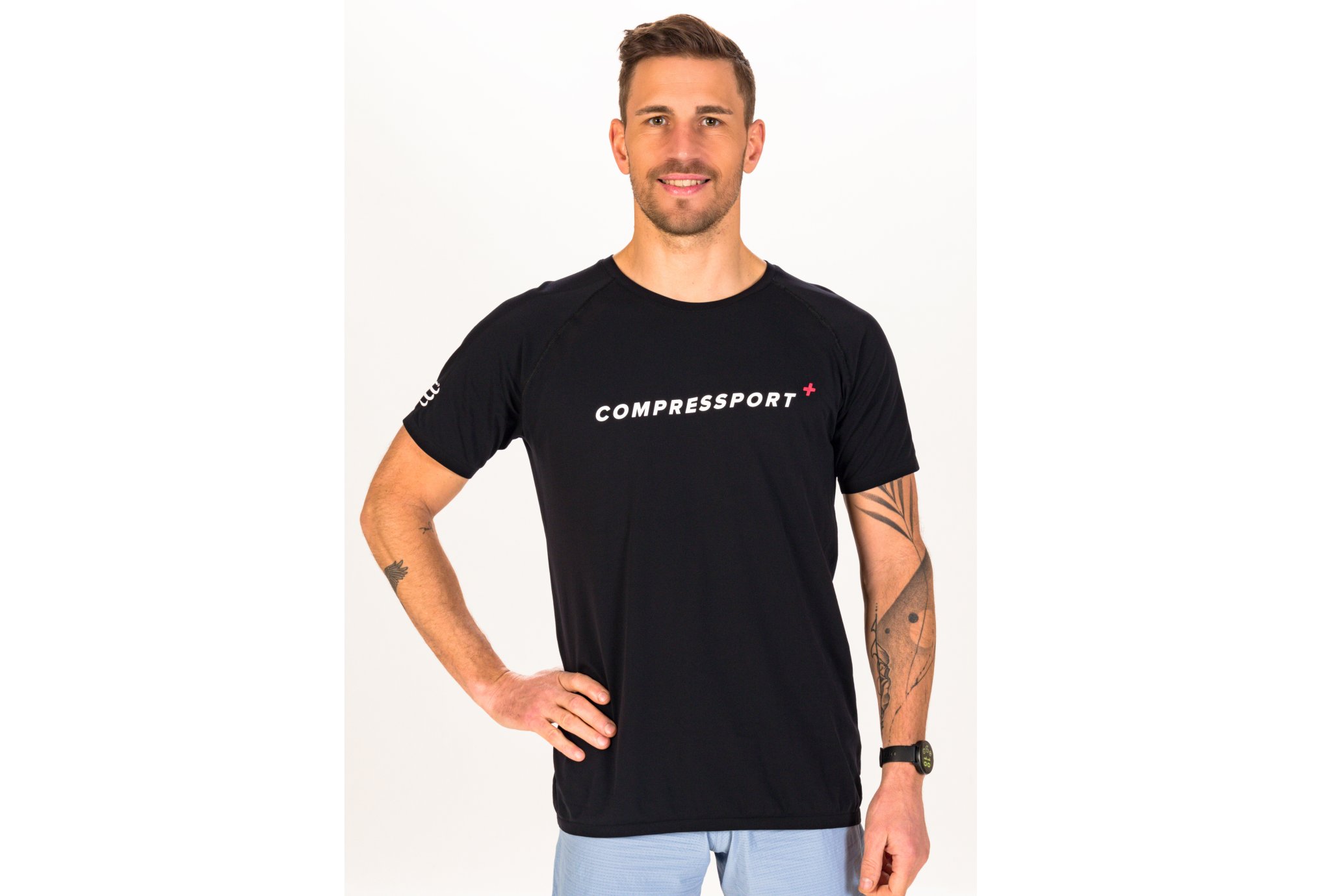Compressport Training Logo M vêtement running homme