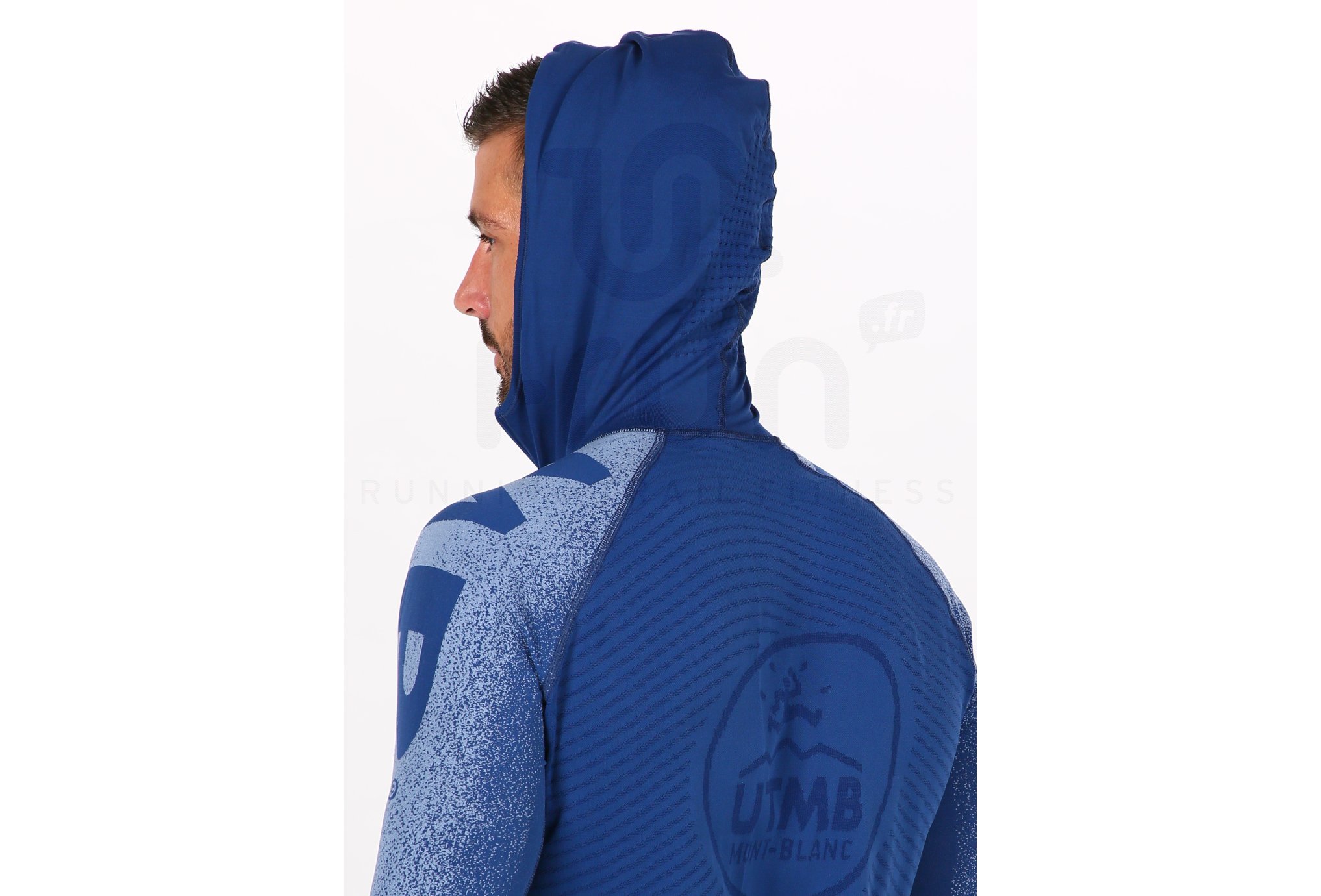 Compressport camiseta manga larga Ultra Trail 180g Racing Hoodie UTMB 2020