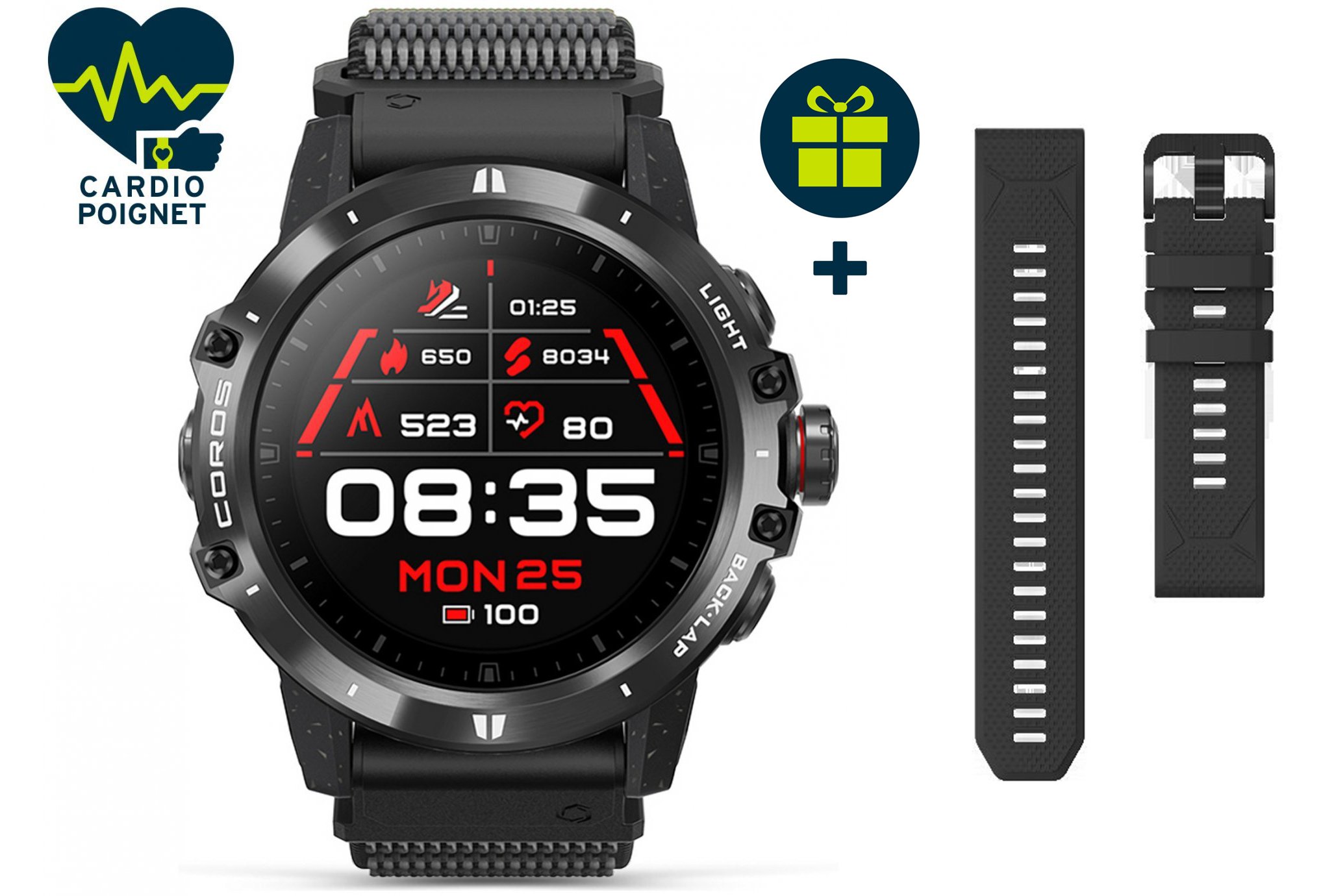 COROS Vertix Space Traveler et bracelet Vertix - 22 mm