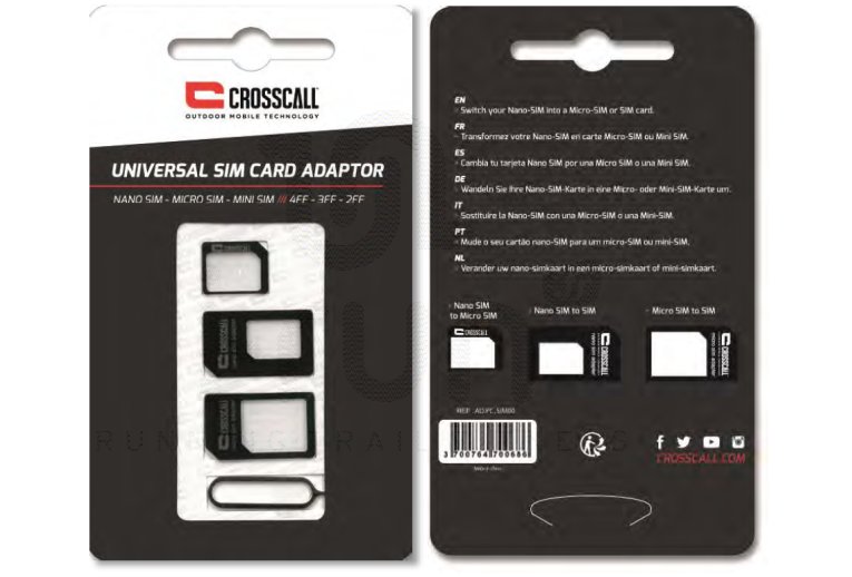 Crosscall Adaptador tarjeta SIM/Nano/Micro