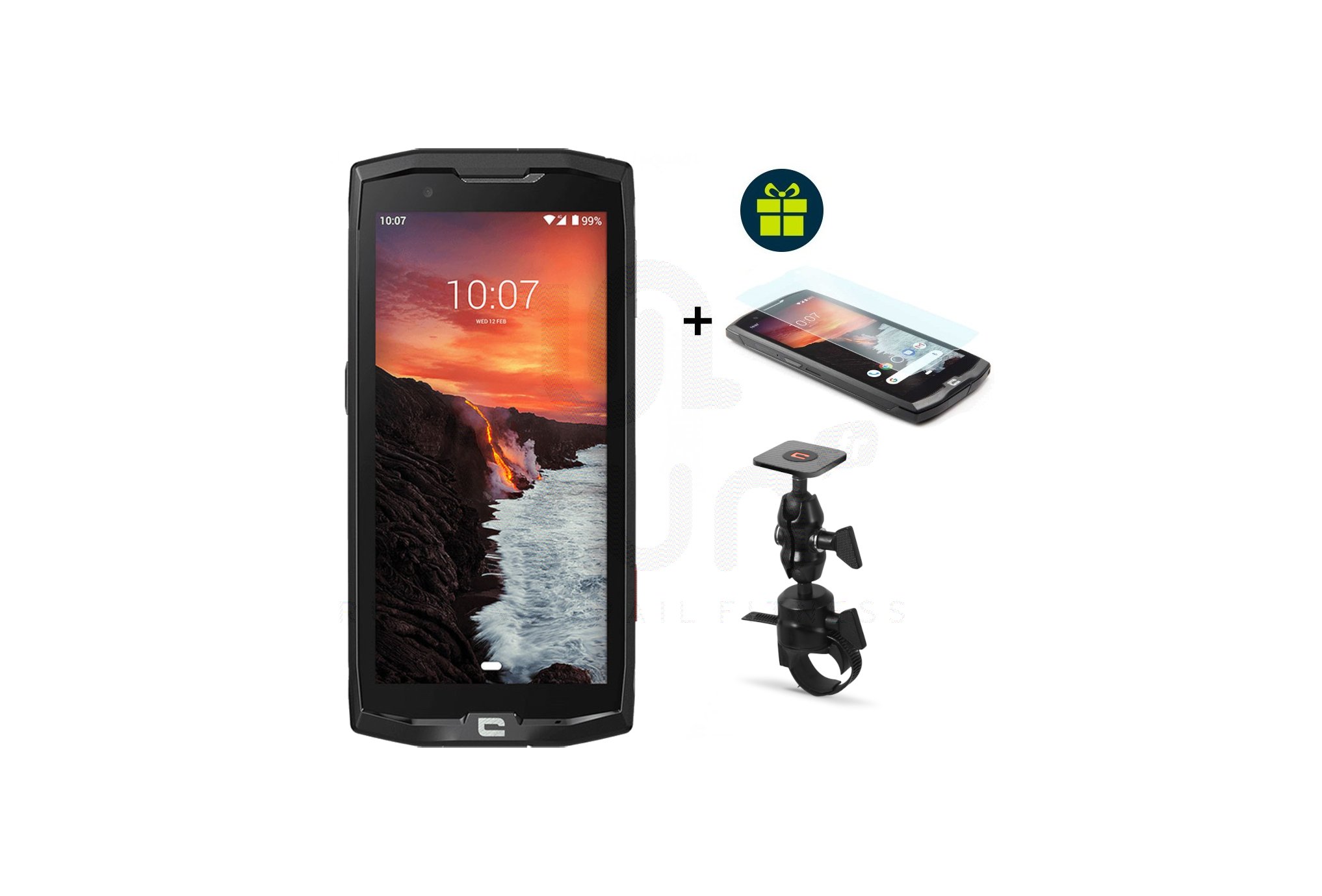 Crosscall Pack Core-X4 Verre tremp� X-Glass et X-Bike