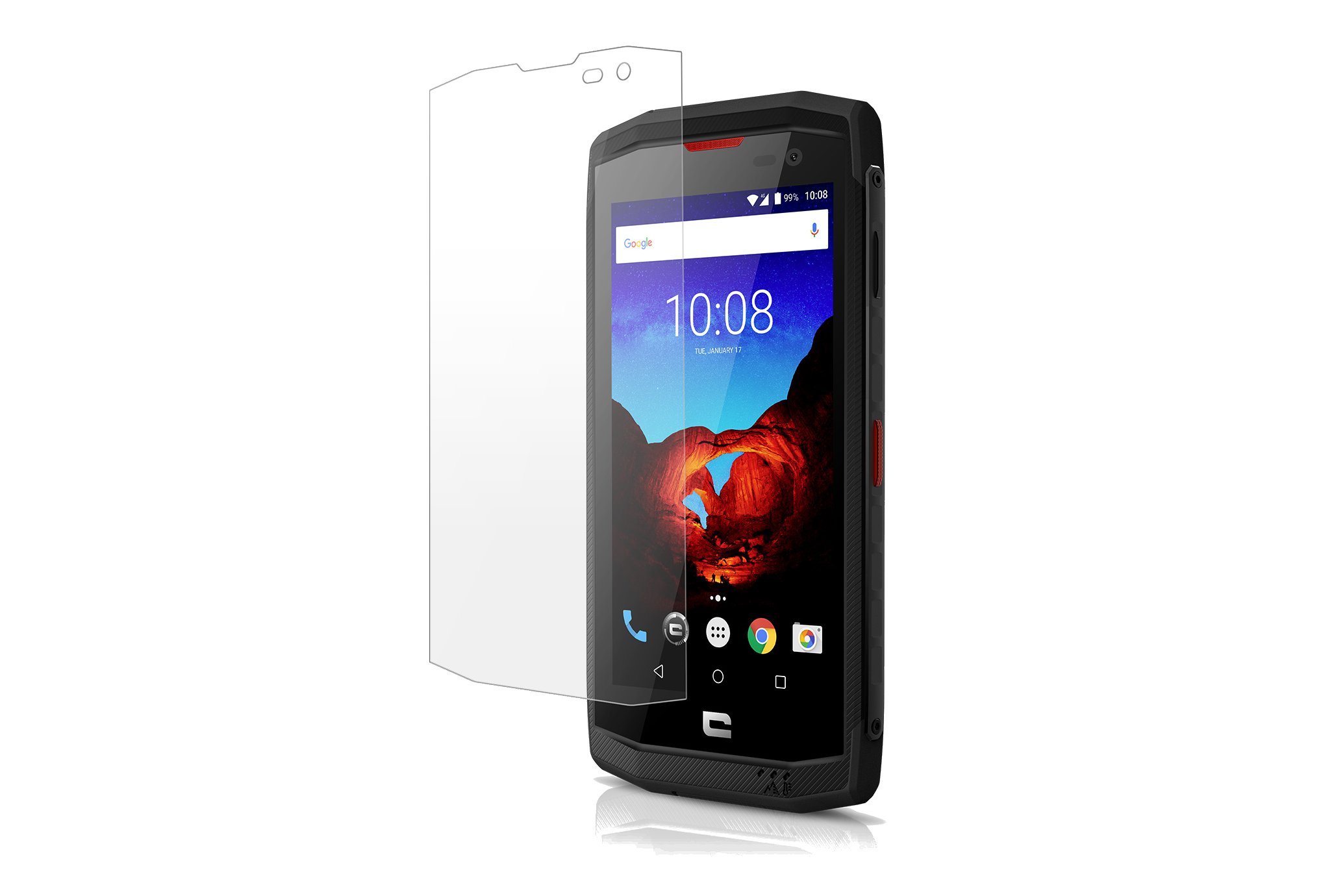 Crosscall Trekker-X3 + verre tremp� + �couteurs X-play