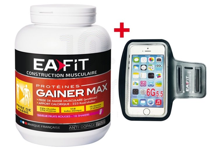 EAFIT Gainer Max Fruit Rouge 1.1 kg + Brassard offert 