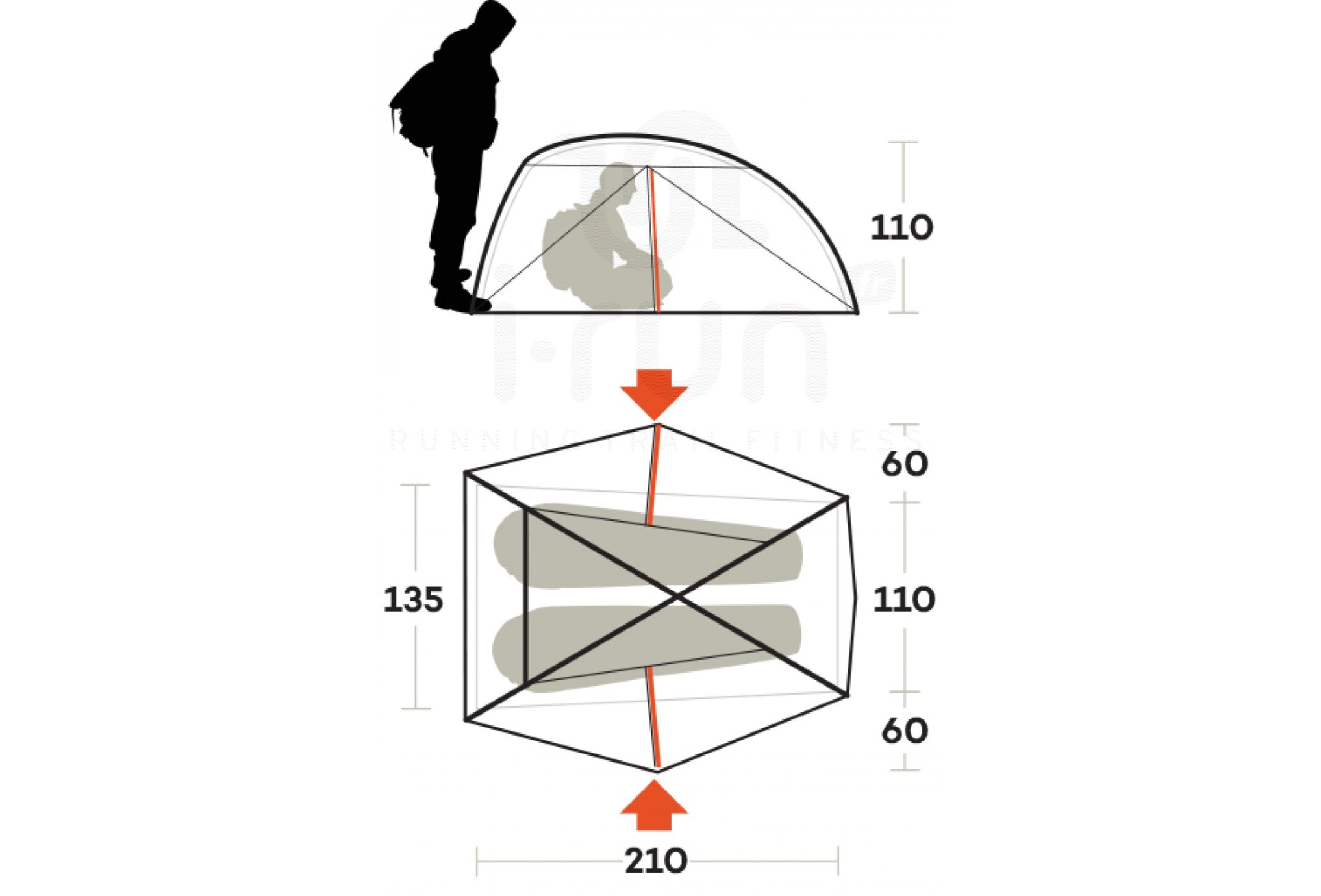 Ferrino tienda de campa�a Nemesi 2 Pro