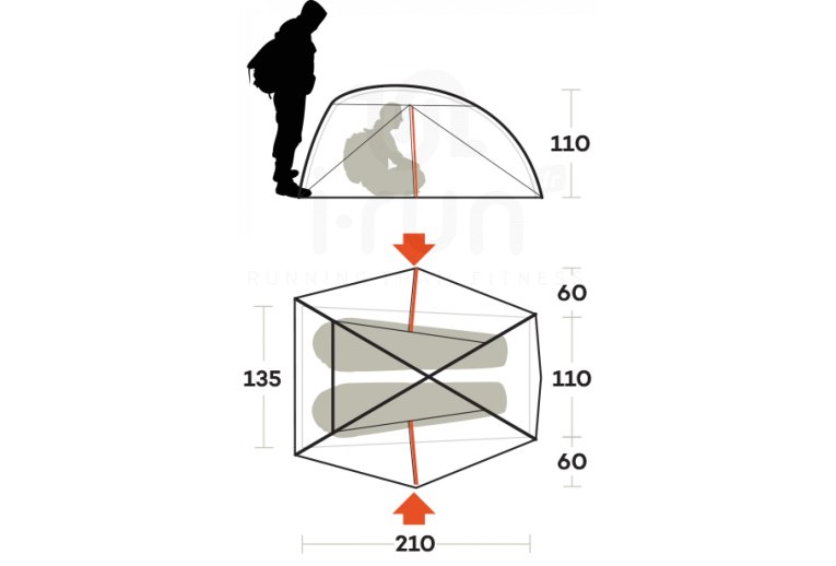 Ferrino tienda de campa�a Nemesi 2 Pro