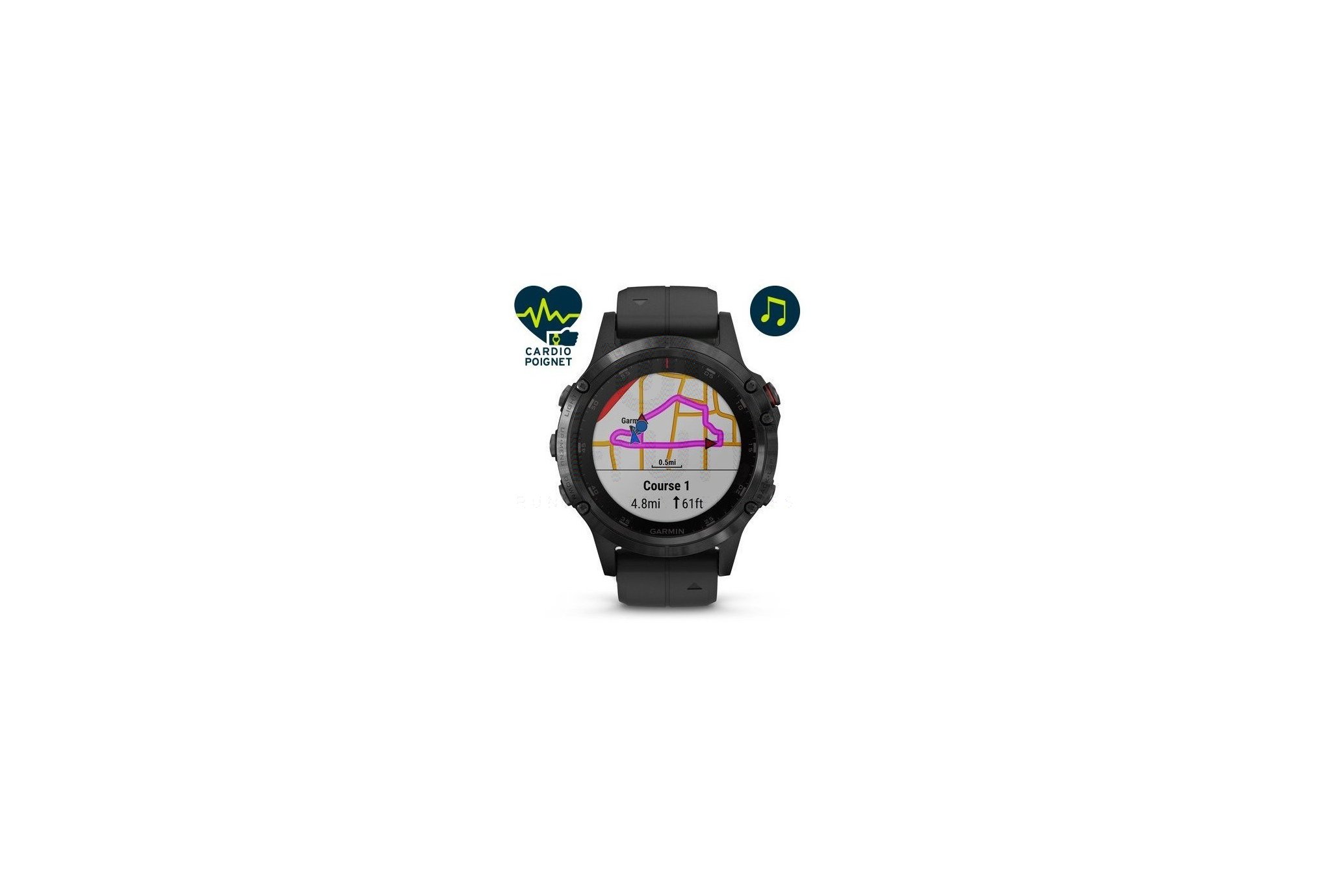 Garmin Fenix 5 Plus Black Zafiro